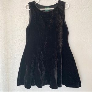Children’s Place Black Velvet Twirl Dress